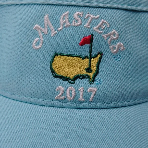 2017 Ladies Masters visor, aqua/teal - Picture 3 of 7